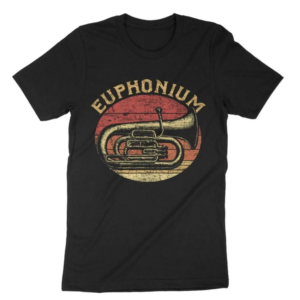 Musical Instrument Euphonium - T-shirt drôle d'euphonium vintage pour hommes,
