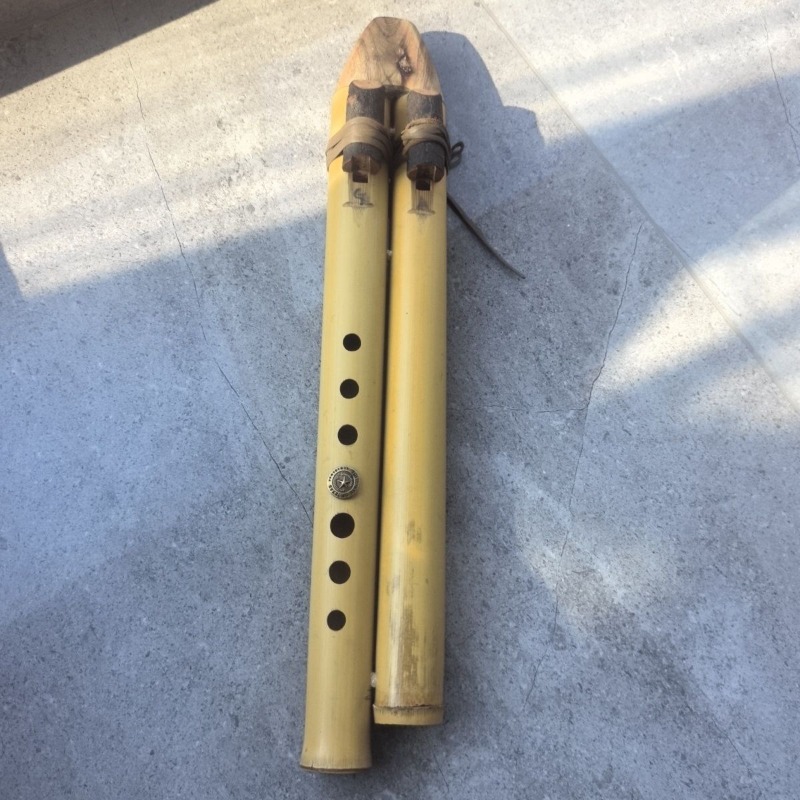 Musical Instrument Indian - Flûte à double tube GA Key,