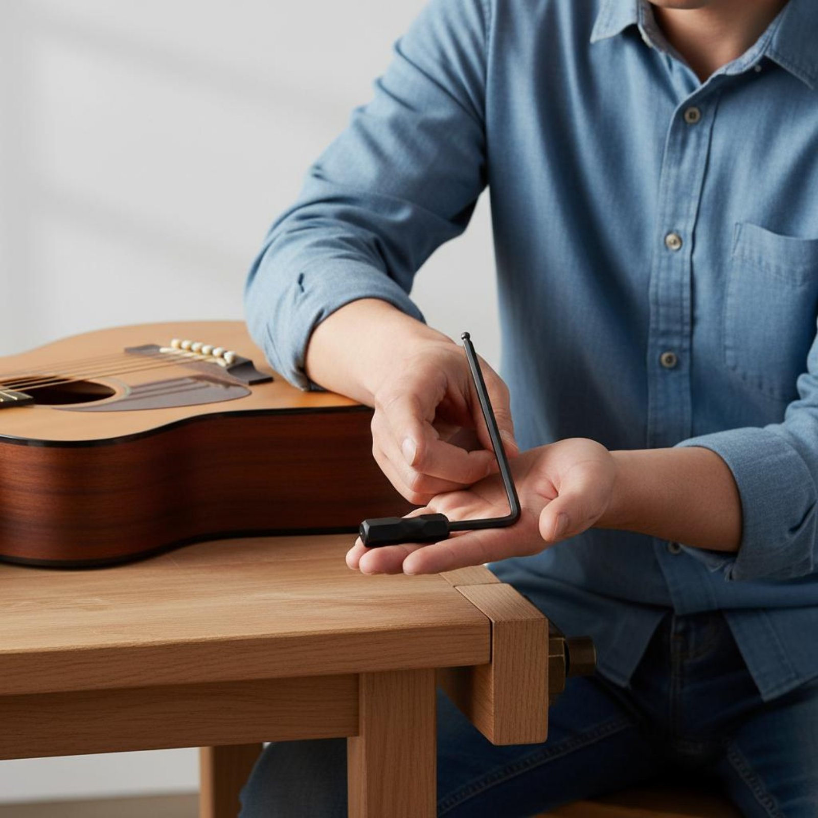 Musical Instrument Long - Clé de réglage pour tige de