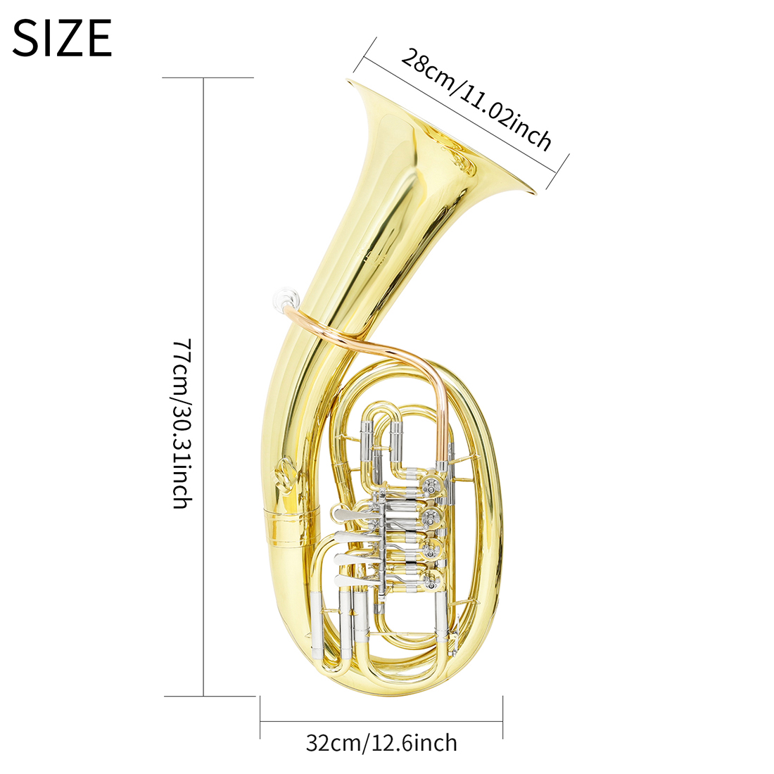 Euphonium SLADE à quatre clés  - Musical Instrument Euphonium avis et prix