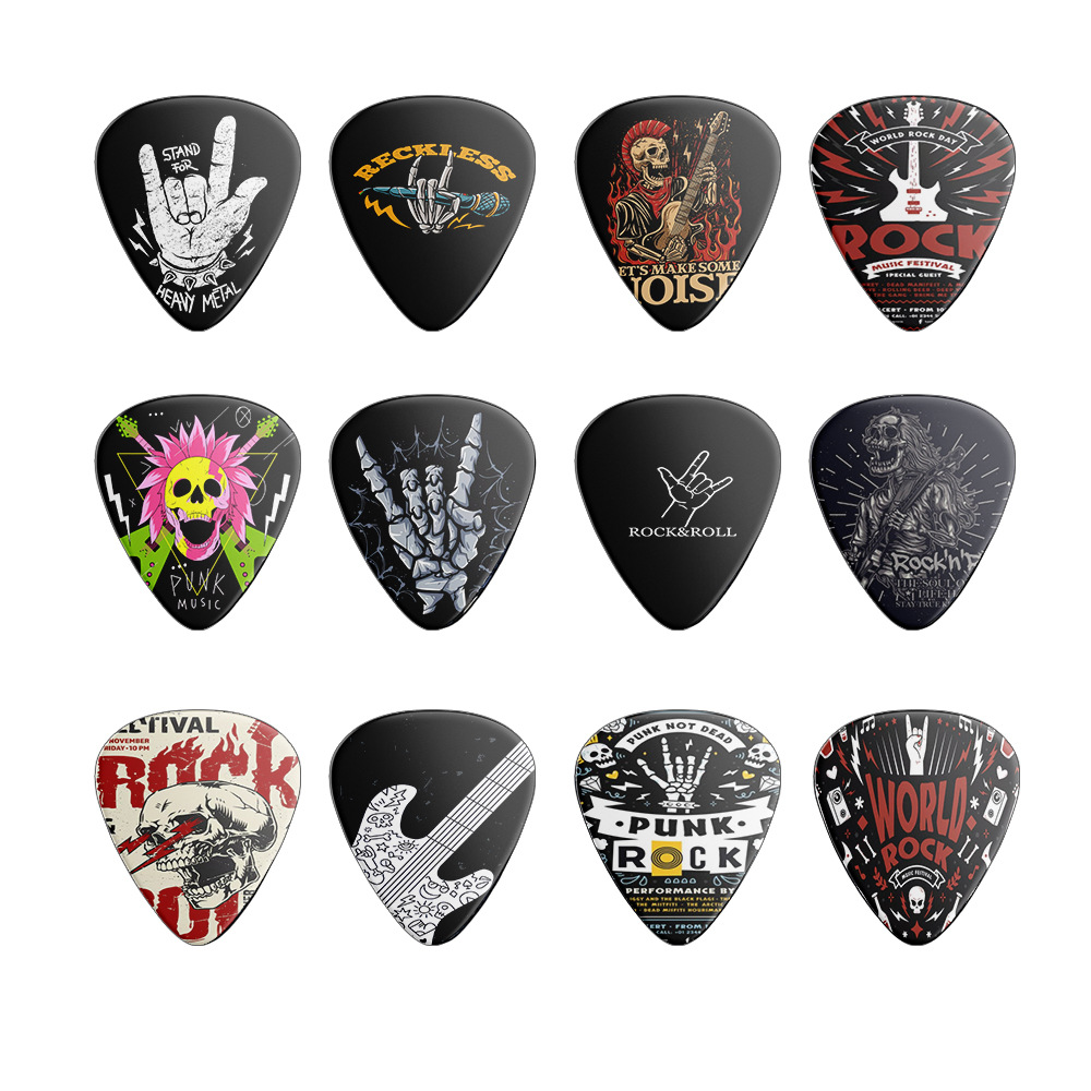 12 pièces plectres de guitare  - Acoustic Guitar Dreadnought avis et prix