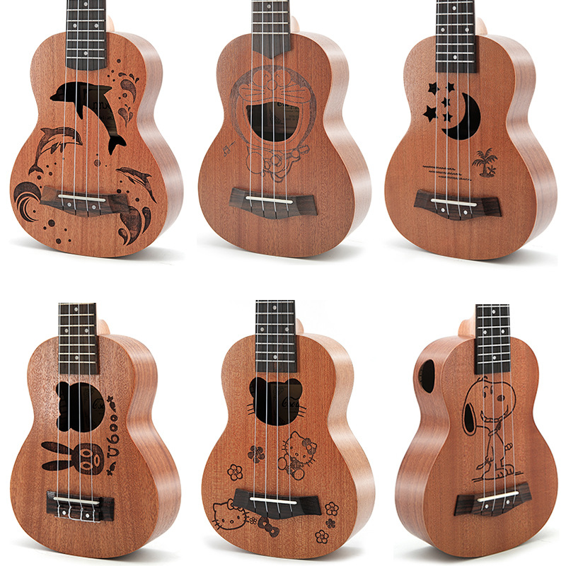 Ukulélé pour enfants en bois d - Musical Instrument Hawaiian avis et prix