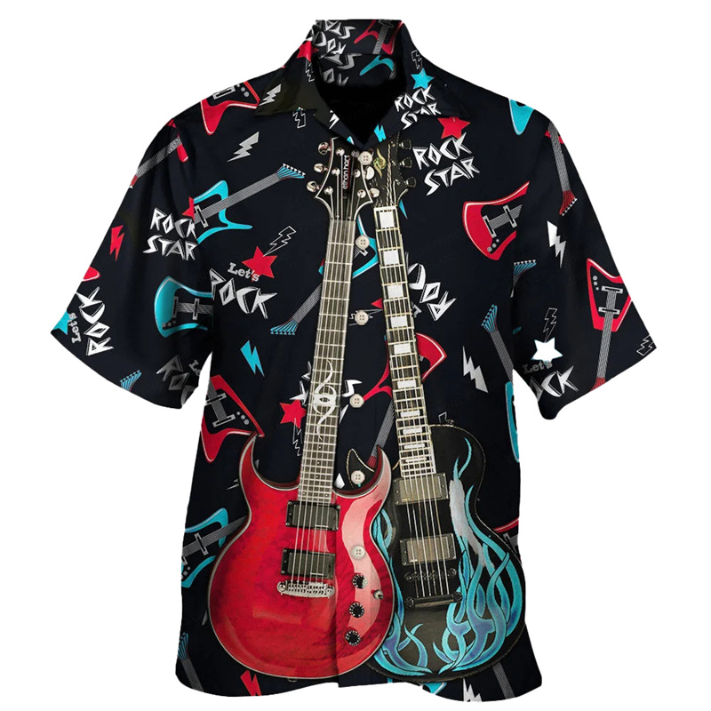 JEMusic-Chemise hawaïenne grap - Musical Instrument Hawaiian avis et prix