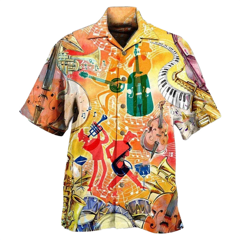 JEMusic-Chemise hawaïenne grap - Musical Instrument Hawaiian avis et prix