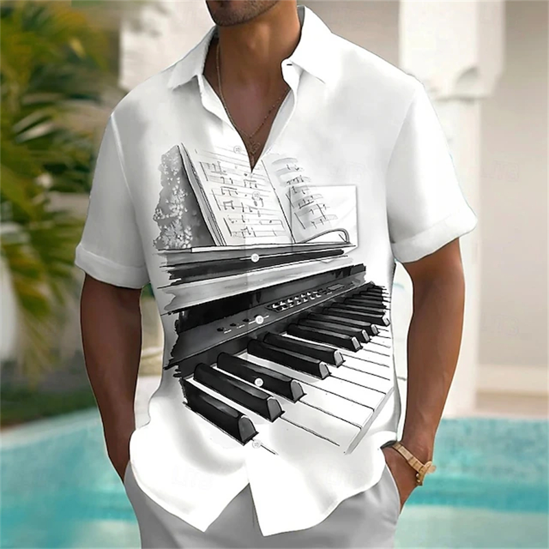 Chemise hawaïenne tropicale d' - Musical Instrument Hawaiian avis et prix