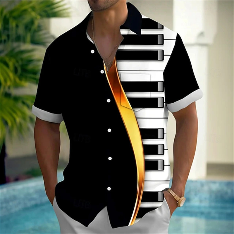 Chemise hawaïenne tropicale d' - Musical Instrument Hawaiian avis et prix