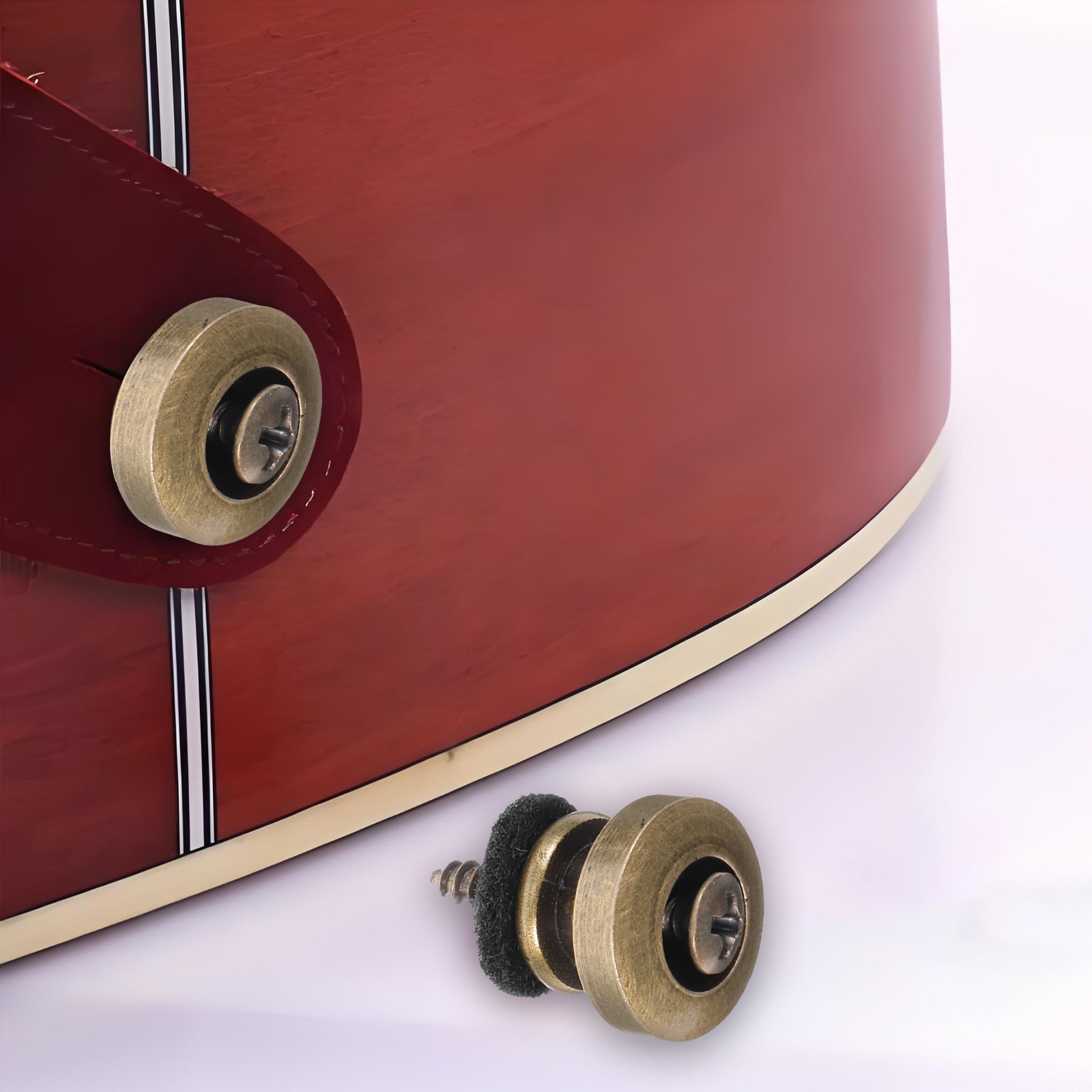 2 Pièces Verrous de Sangle de  - Acoustic Guitar Dreadnought avis et prix